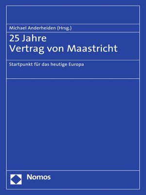 cover image of 25 Jahre Vertrag von Maastricht
